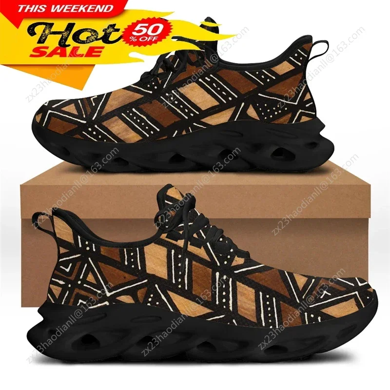 Running Shoes - Afrika Etnik Tribal Desenli Erkek Spor