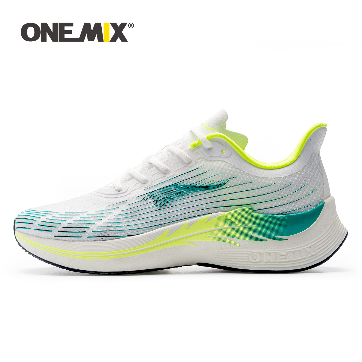 Reflective Night Running Shoes - ONEMIX koşu ayakkabıları erkekler için nefes