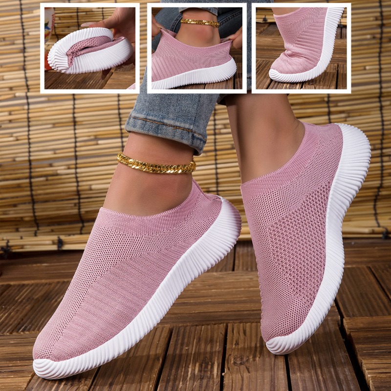 Breathable Mesh Athletic Shoes - Kadın Spor Ayakkabıları Nefes Alabilen Örme