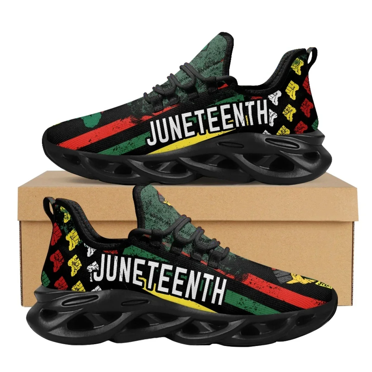 Juneteenth Barış ve Sevgi Bask - Breathable Mesh Athletic Shoes incelemesi ve fiyatı